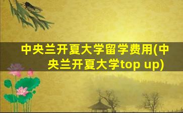 中央兰开夏大学留学费用(中央兰开夏大学top up)